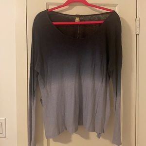 Free People Long Sleeve Fade Top